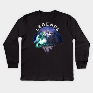 Wings of Fire - Legends - Fathom, Darkstalker, Clearsight Kids Long Sleeve T-Shirt